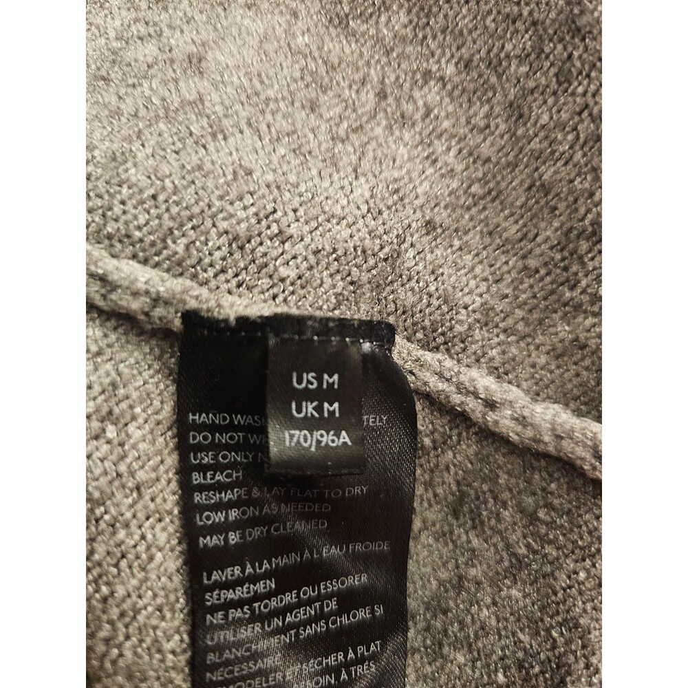 by ANTHROPOLOGIE Sweater Womens Gray Cowl Neck Tunic Sweater Sz M Viscose EUC - Picture 9 of 10